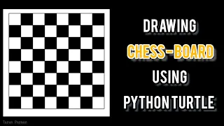 How To Draw Chess Board In Python Python Chess Board Code Python Graphics Tutorial
