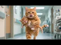 Download Lagu Kitten Gets Sick After Late-Night Studying, Mama Cat Joins a Cooking Contest to Pay for Her Care ❤️