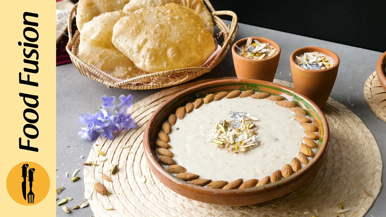 Badami Kheer with Puri Recipe By Food Fusion