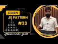 pattern program in in Hindi pattern33