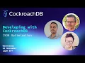 Developing with Cockroac B JSON Optimization