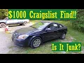I Bought A 1000 Car Off Craigslist Is It Junk