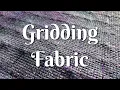 How I Grid Fabric with Sulky Thread - Cross Stitch