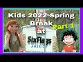 Is it crowded in Six Flags America in April Part 1 Ohana Abode