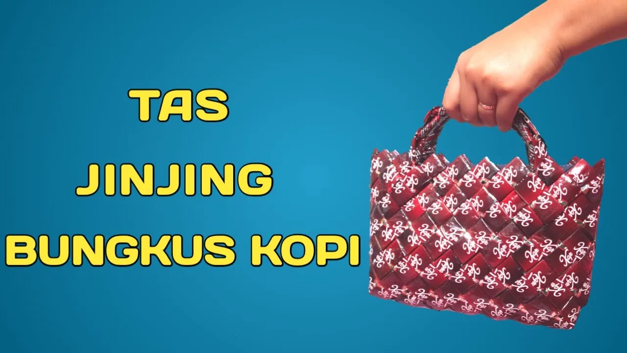 Cara membuat dompet dari bungkus kopi white coffe tanpa jahit khusus pemula