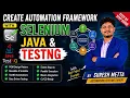Learn Selenium Framework in One Java TestNG Real-Time Project Maven Suresh Metta