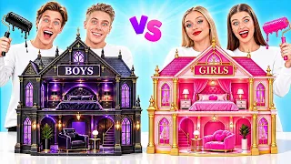 Boys vs Girls Incredible Room Makeover | Funny Decoration Ideas by Multi DO Girls