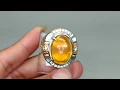 Download Lagu Cincin Batu Akik Fosil Golden Amber Katilayu Emas Asli (Kode 1812)