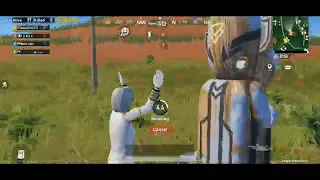 لعبة ببجي التحديث الجديد اللاعب يسجد للصنم كي يحصل على الاسلحة 