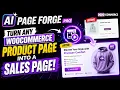 AI Page Forge Pro Turn Any WooCommerce Product Page Into a Sales Page