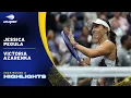 Jessica Pegula vs Victoria Azarenka Highlights 2025 US Open Round 3