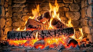 π₯ Cozy Fireplace 4K (LIVE 24/7). Fireplace with Crackling Fire Sounds. Christmas Fireplace 2026
