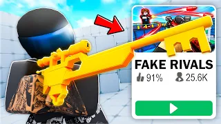 I Used Sniper Only in FAKE Rivals Games...