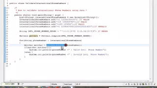 HOW TO VALIDATE INTERNATIONAL PHONE NUMBERS USING JAVA