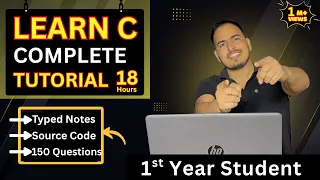 C Language Tutorial for Beginners with Notes Practice Questions Part 1 helloworld - institute