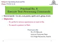 Linux Text Processing Commands