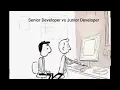 Senior VS Junior Developer in Coding Funny Code with Developer