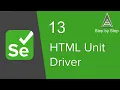 Selenium Beginner Tutorial 13 - How to use HtmlUnit Driver
