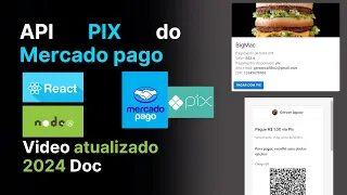 Usando API Pix Mercado Pago + NodeJS Express + React - 2024 Doc atualizada