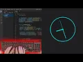 ASMR Programming - Neon Analog Clock Using HTML CSS JavaScript