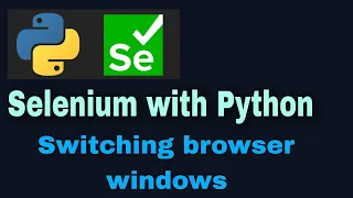 Selenium with Python Tutorial - 33 Switching browser windows