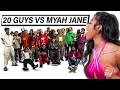 20 MEN VS 1 ACTRESS MYAH JANE