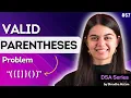Valid Parentheses Stack Lecture 67