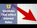 12 Variables That Affect Interest Rates