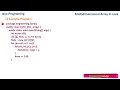 Multidimensional Array in Java Programming