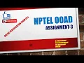 OOAD ASSIGNMENT-3 DR B THULASI NPTEL