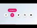Social Media Buttons With Tooltip On Hover Using Only HTML CSS