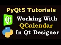 PyQt5 Tutorial - How to Create Calendar with QCalendarWidget