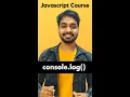 Console log in JavaScript