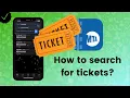 How to search for tickets in MTA TrainTime