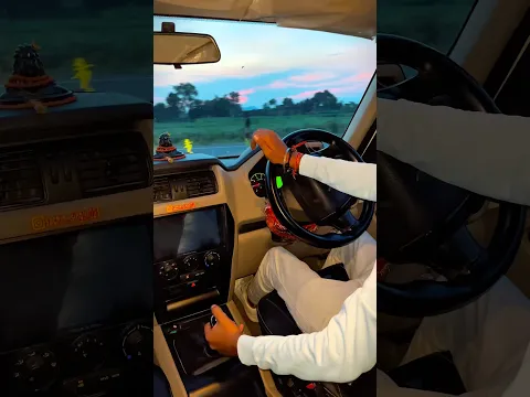 Scorpio Classic Driving in evening time 🥰❤️‍🩹 #scorpio #driving #travel #nature #90s #hindisong