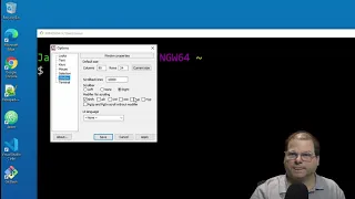 Windows 10 Git Installation and Setup - Git Bash Window Adjustments