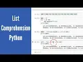 List Comprehension in Python Python for Machine Learning Course - Lesson 9