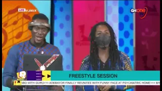 kwame yogot freestyle session on ghone tv