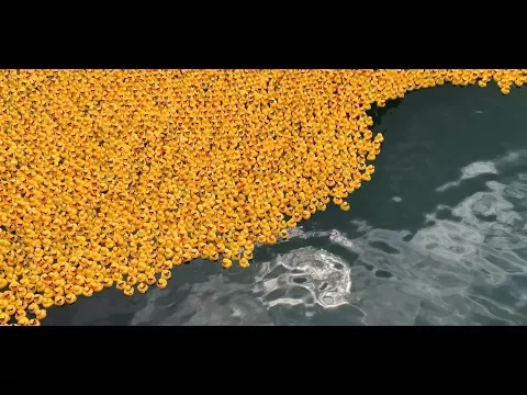 Download MP3 Rubber Duck Derby spills into Chicago River #ChiDuckyDerby