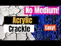 Lagu Easy painting technique - How to make a crackled finish (no crackle medium)