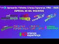 Lagu [1ª AT | ESPECIAL 30K] Cronologia #256: Vinhetas Criança Esperança (1986 - 2025)