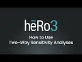 How to Use Two-Way Sensitivity Analyses