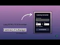 Real-Time Currency Converter using HTML CSS and JavaScript By Code - withsmit
