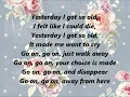The Cure - In Between Days (Lyrics)