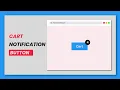 Notification Button Design Cart Notification Button Design HTML CSS