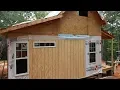 Construction on Tiny Cabin in Toccoa GA