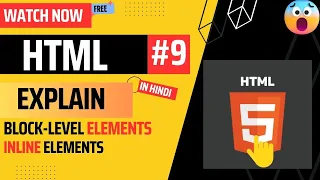HTML Tutorial Unveiling Block-level Elements Inline Elements Web Development 2023