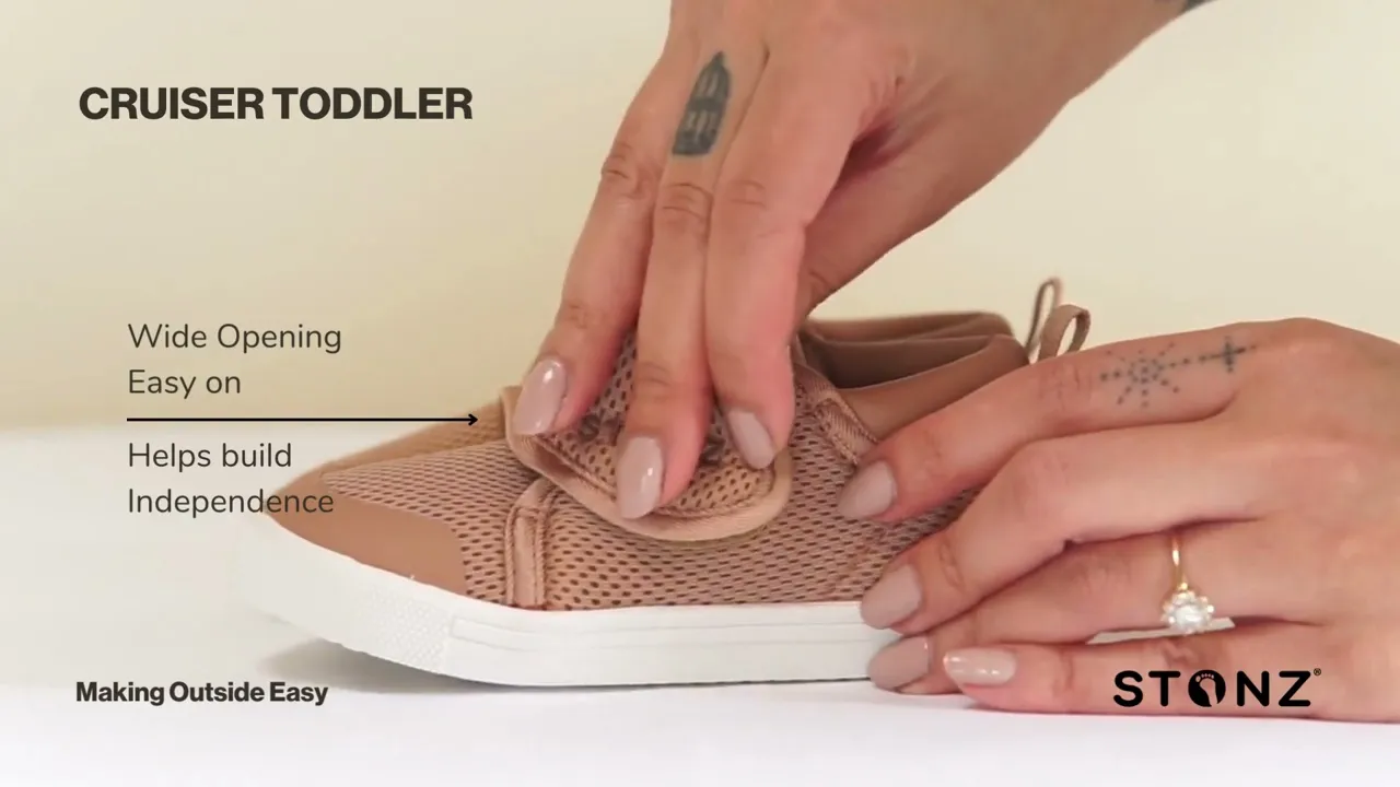 Stonz Cruiser Toddler Shoes - Black