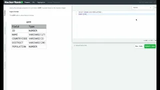 Hackerrank SQL Solution Basic SQL - Average Population