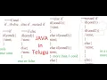Conditional statements in java if-else else if nested if in TELUGU Part 6